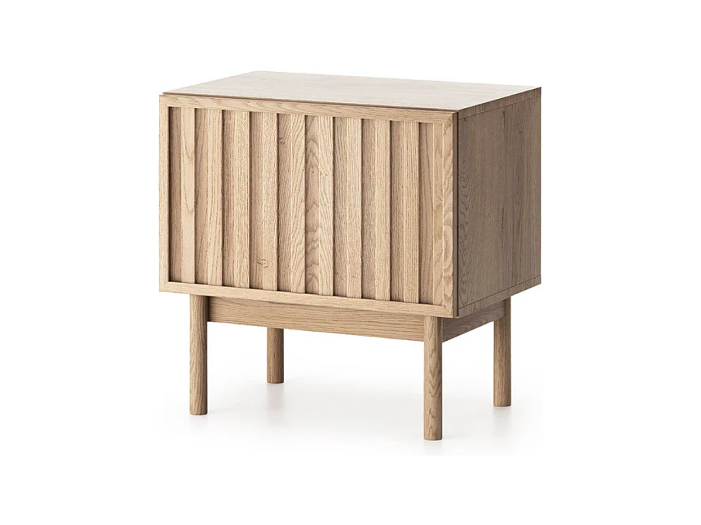 Mesa de cabeceira AMBIHOME SAROSI -  Carvalho, C53 x P37 x A53cm
