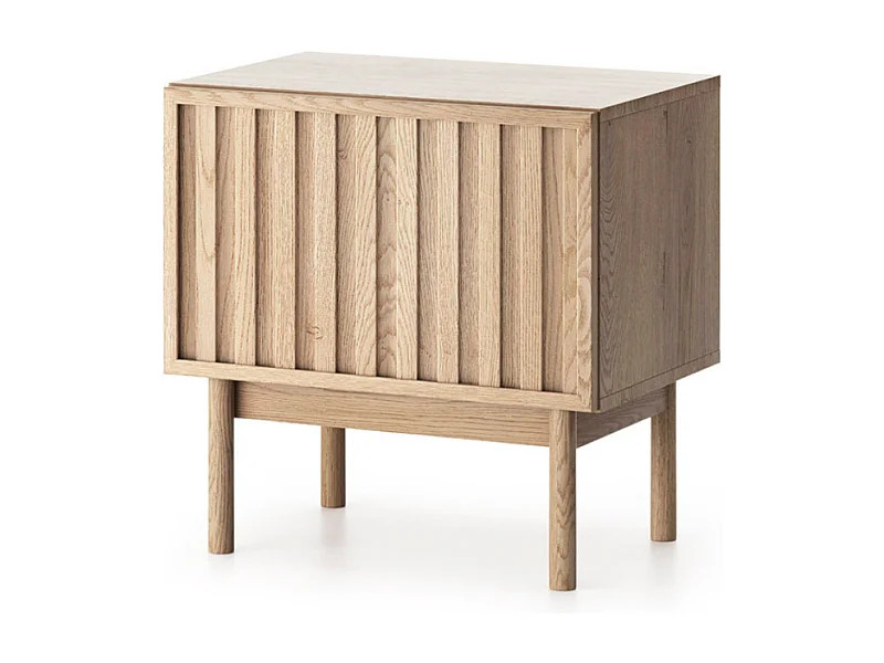 Mesa de cabeceira AMBIHOME SAROSI -  Carvalho, C53 x P37 x A53cm