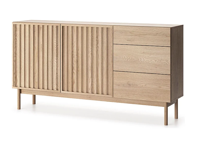 Aparador AMBIHOME SAROSI - Carvalho, C159 x P37 x A84cm