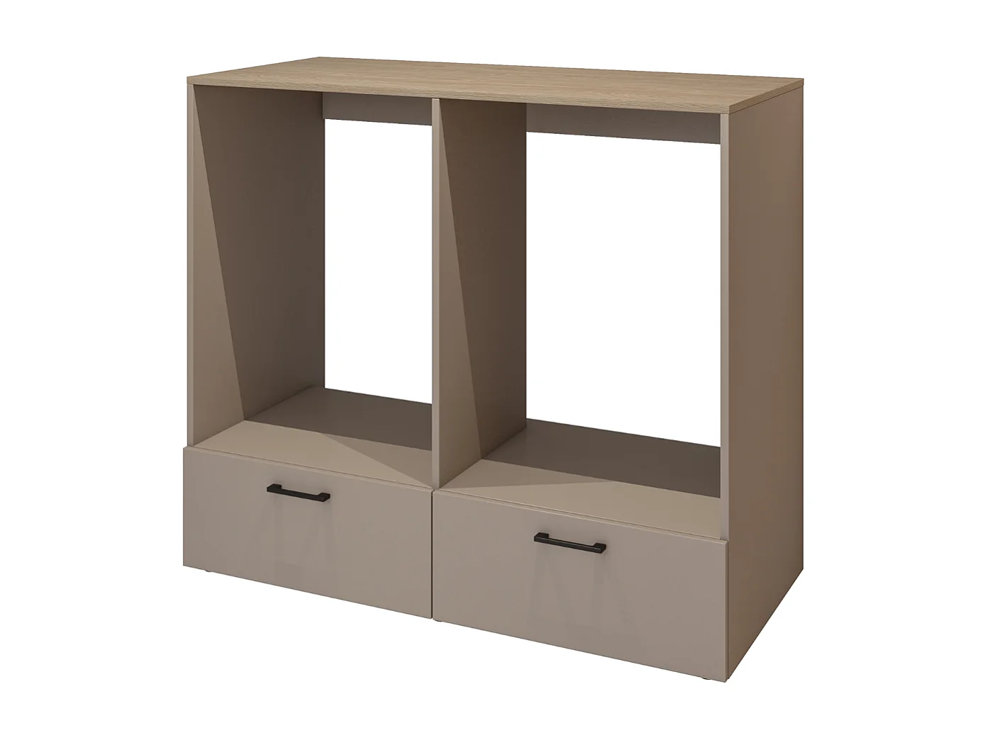 Móvel AMBIHOME AZARA 02, para 2 máquinas de lavar, c/gaveta