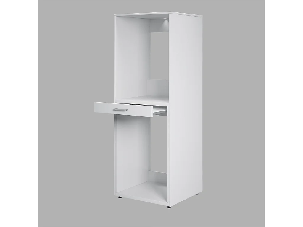 Móvel AMBIHOME AKA 02, para 2 máquinas de lavar, c/tabuleiro e gaveta