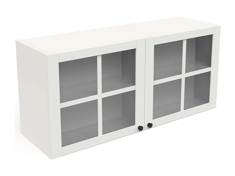 Armário de cozinha superior AMBIHOME COTTARE 03 -  2Portas, Branco, C120xP37xA55cm