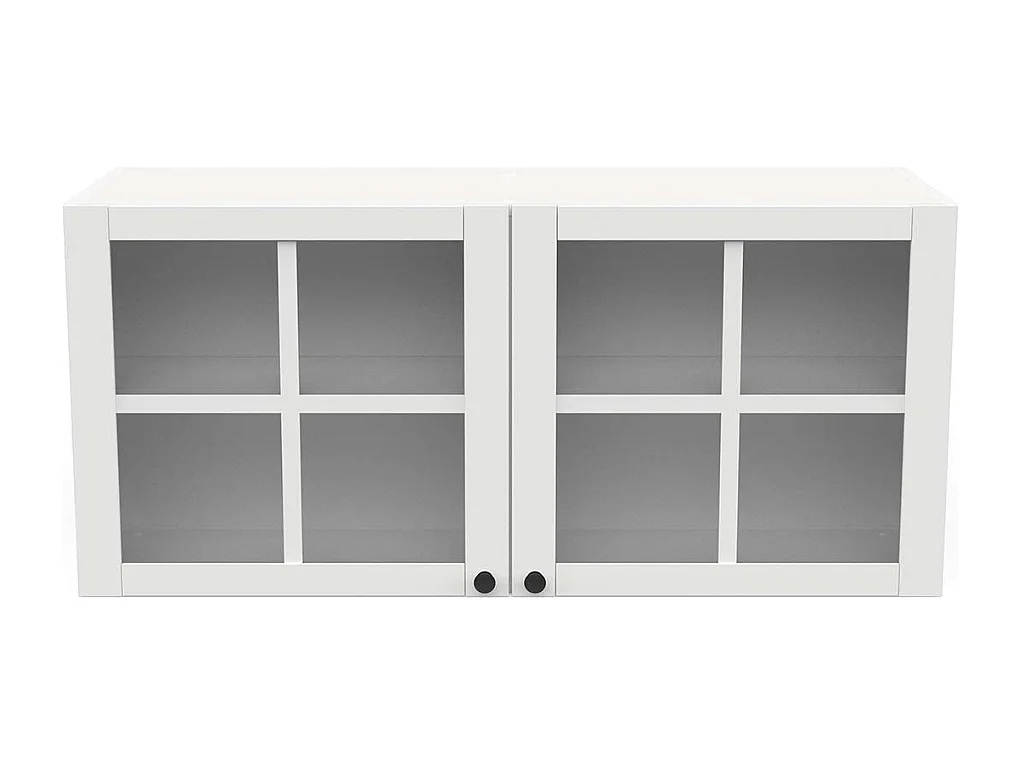 Armário de cozinha superior AMBIHOME COTTARE 03 -  2Portas, Branco, C120xP37xA55cm