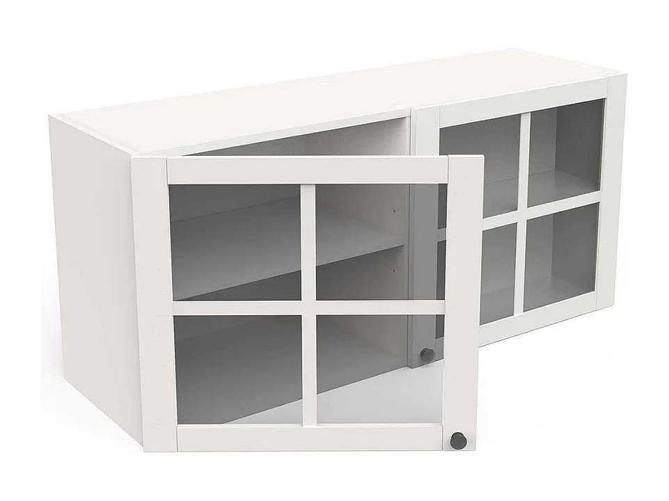 Armário de cozinha superior AMBIHOME COTTARE 03 -  2Portas, Branco, C120xP37xA55cm