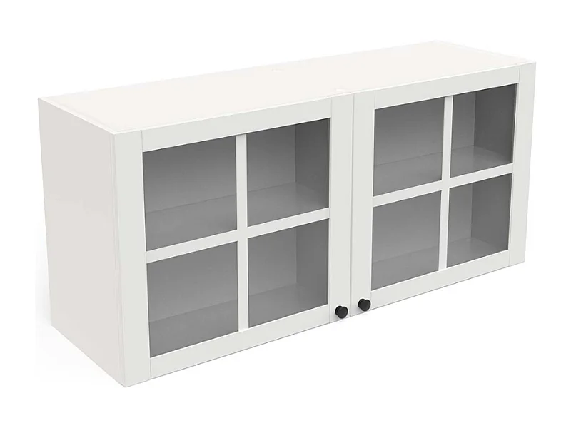 Armário de cozinha superior AMBIHOME COTTARE 03 -  2Portas, Branco, C120xP37xA55cm