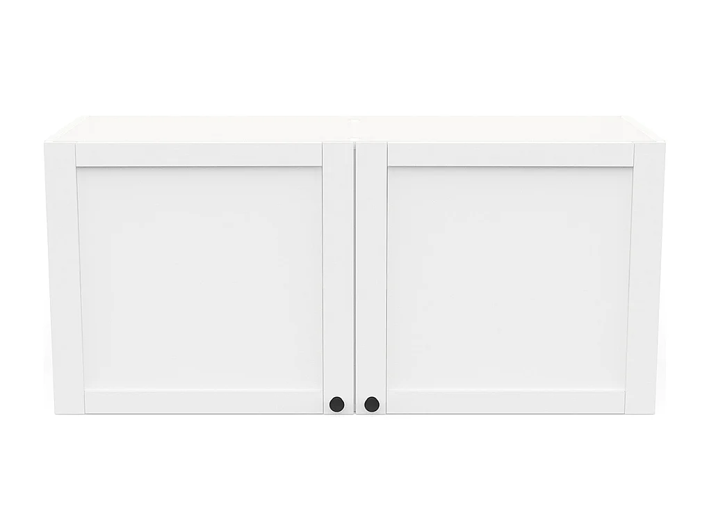 Armário de cozinha superior AMBIHOME COTTARE 04 -  2Portas, Branco, C120xP37xA55cm