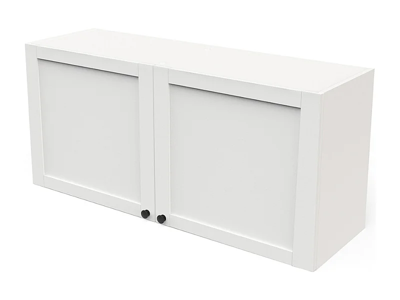 Armário de cozinha superior AMBIHOME COTTARE 04 -  2Portas, Branco, C120xP37xA55cm