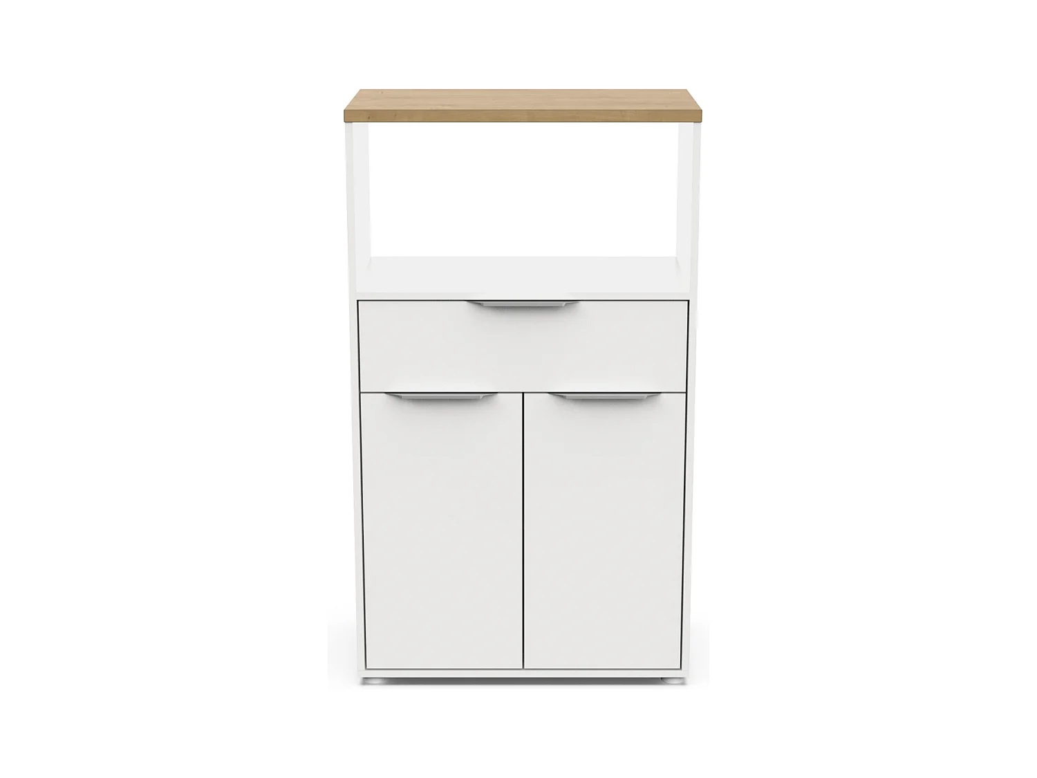Móvel de Cozinha AMBIHOME ESSENCE - Branco/Carvalho, C70xP40xA123cm