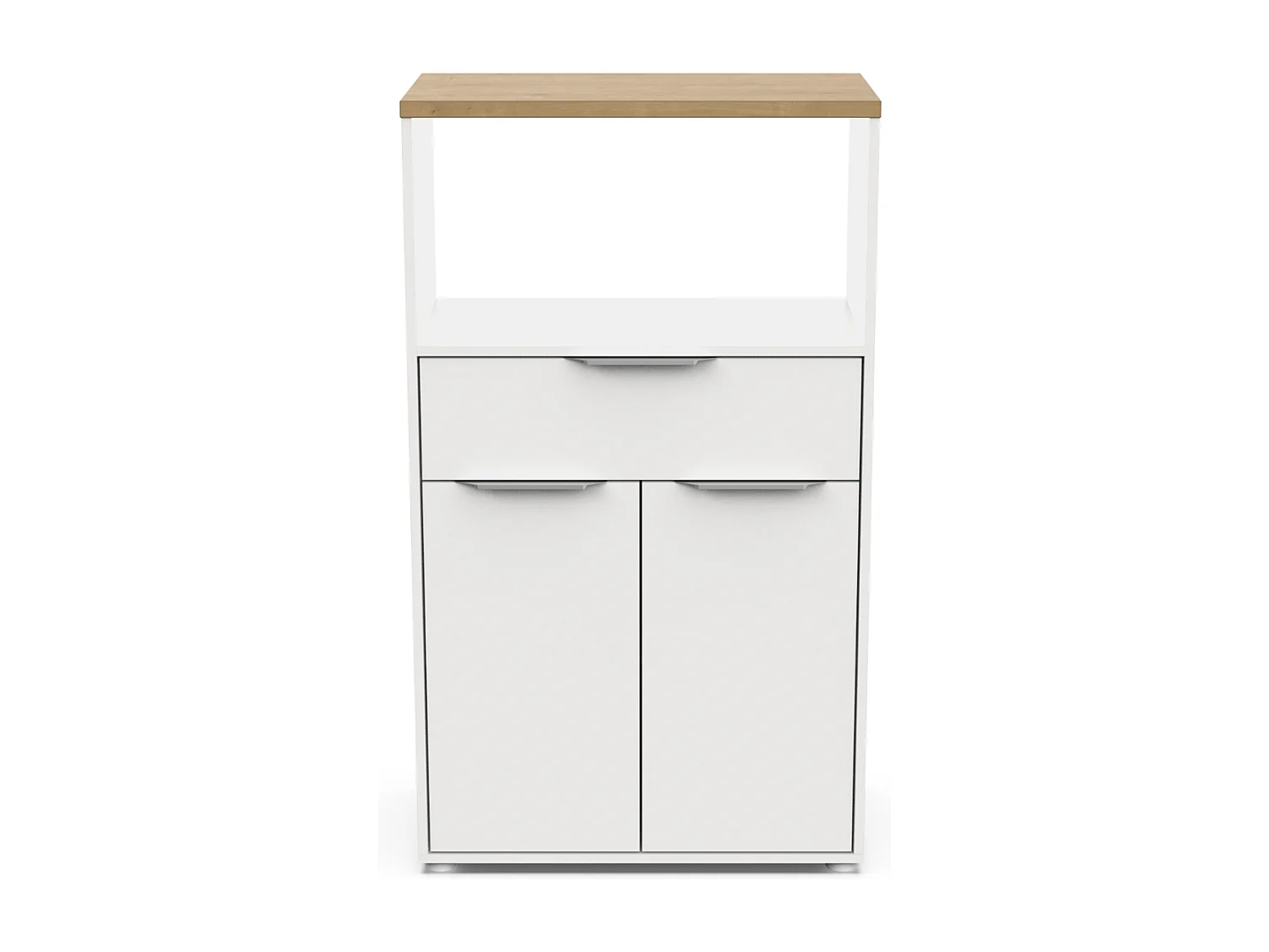 Móvel de Cozinha AMBIHOME ESSENCE - Branco/Carvalho, C70xP40xA123cm