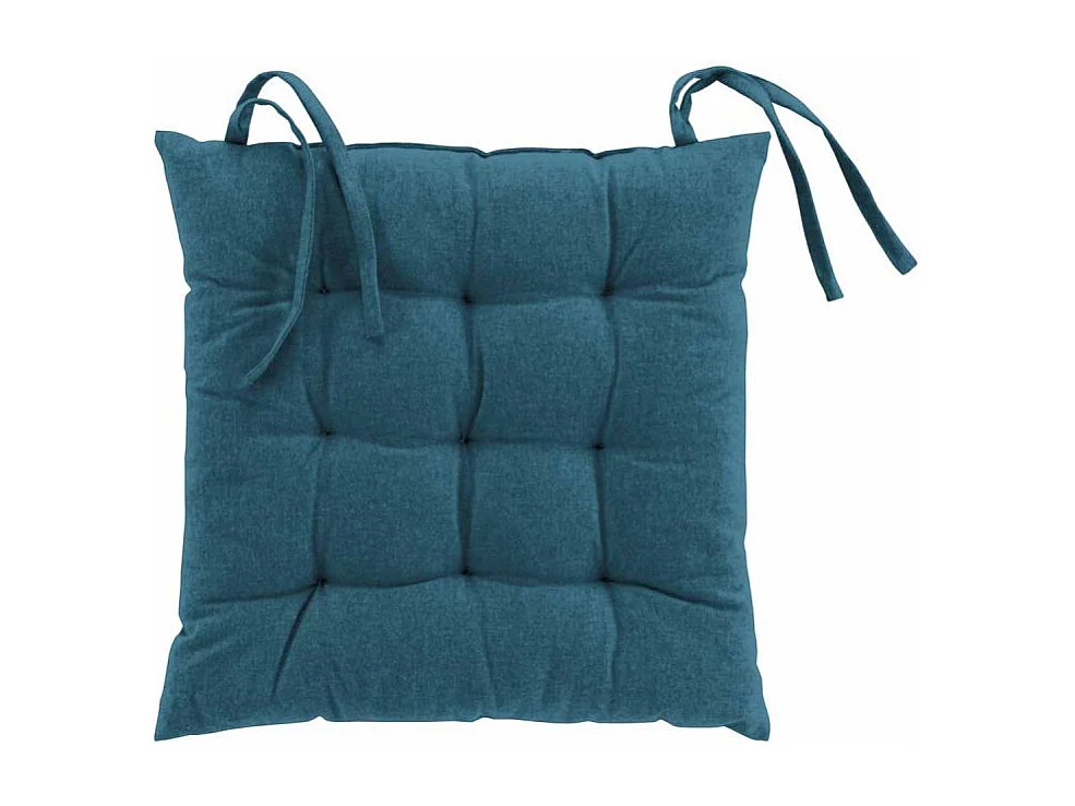 Coussin de Chaise "Mistral" 40x40cm Bleu Canard