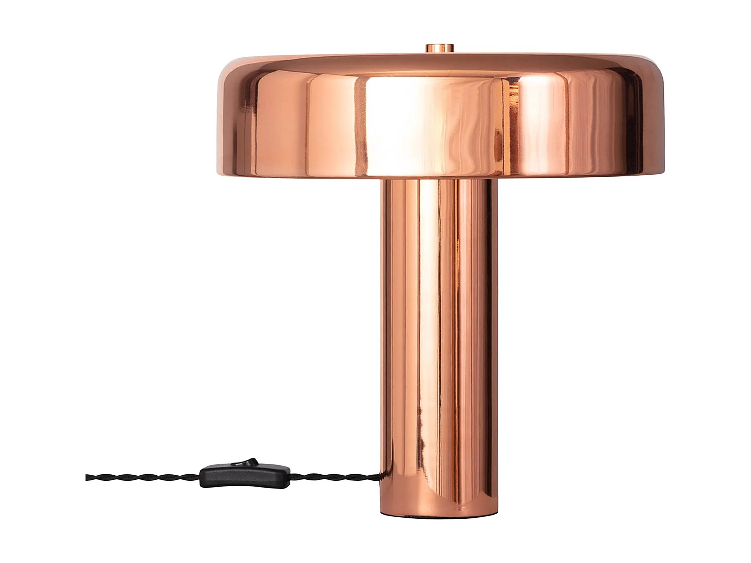 Lampe à poser métal Rudy or rose Ø 30cm