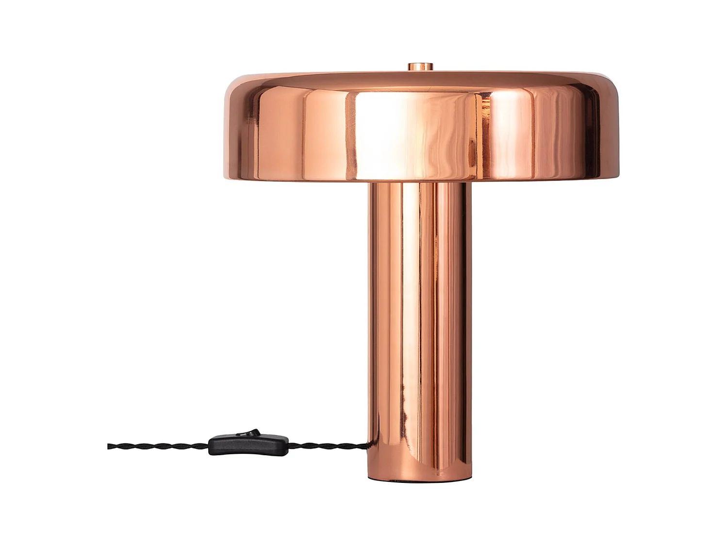 Lámpara de metal para mesa interior, 30cm o rosa