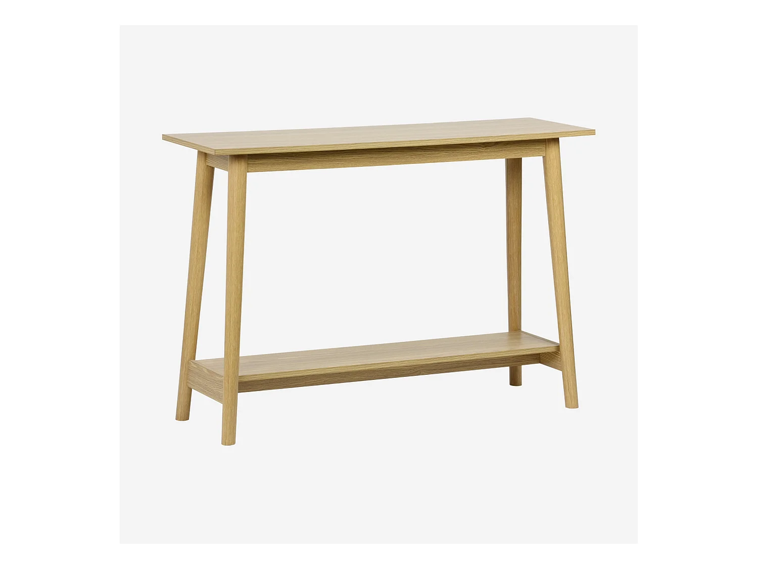 Console scandinave effet frêne. 1 étagère