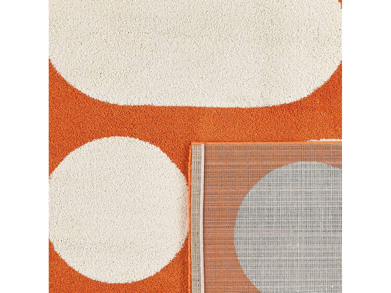 Tapis intérieur JOYCE orange. motif moderne 120 x 160 cm