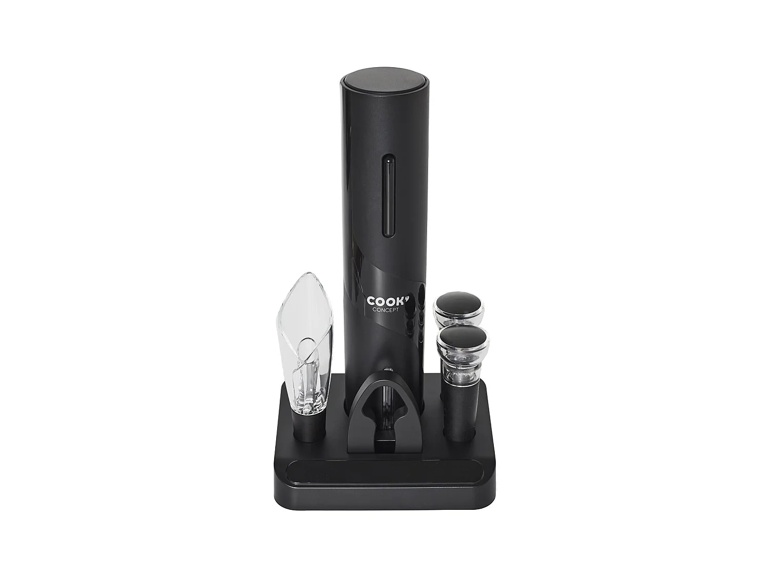 Coffret Vin 5 Accessoires Noir