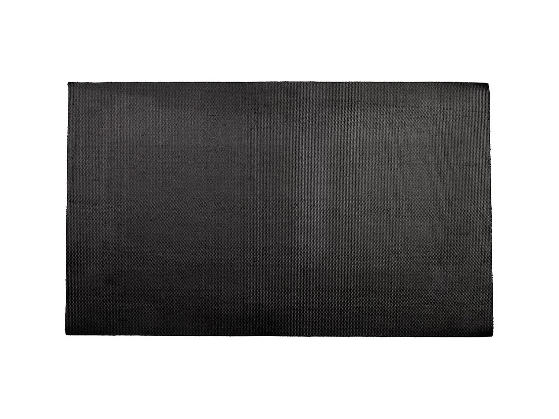 Fußmatte aus bedrucktem PVC in Braun 45x75
