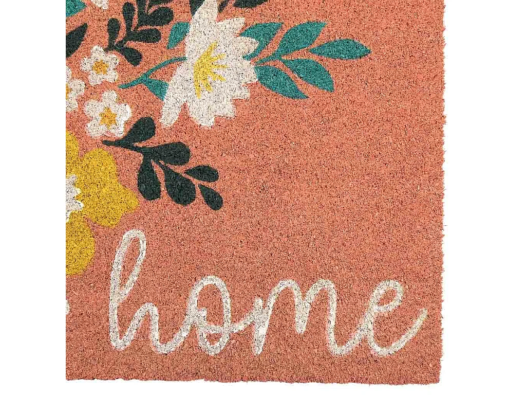 Tapis en PVC imprimé rouge 45x75