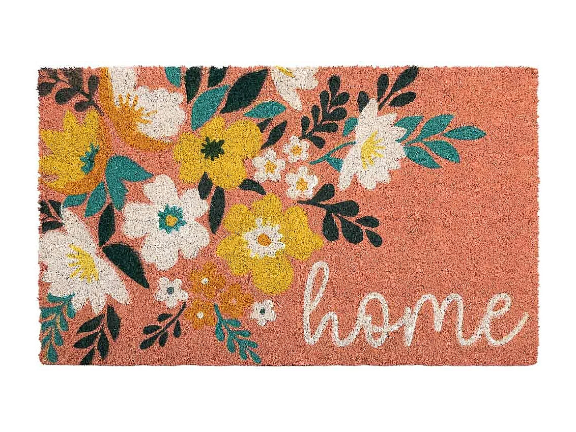 Tapis en PVC imprimé rouge 45x75