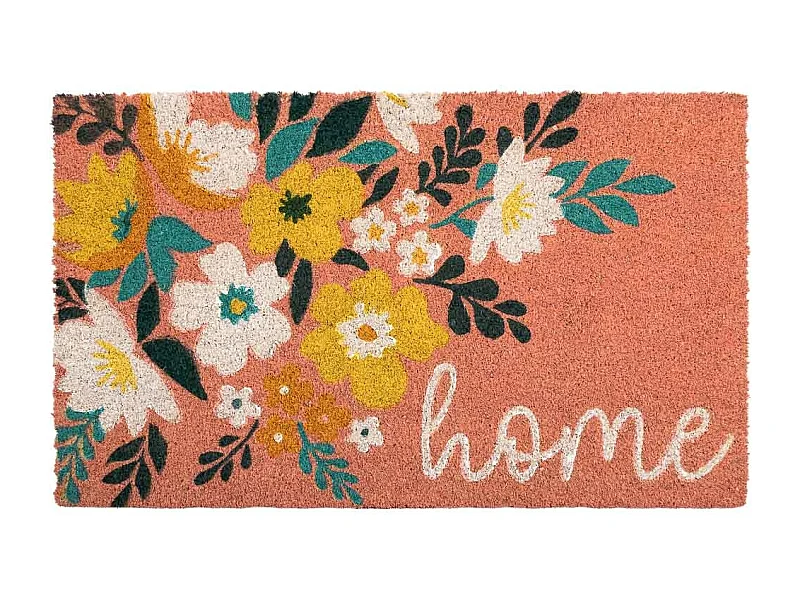 Tapis en PVC imprimé rouge 45x75