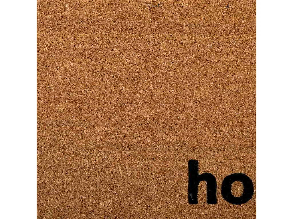 Capacho de fibra castanho 45x75