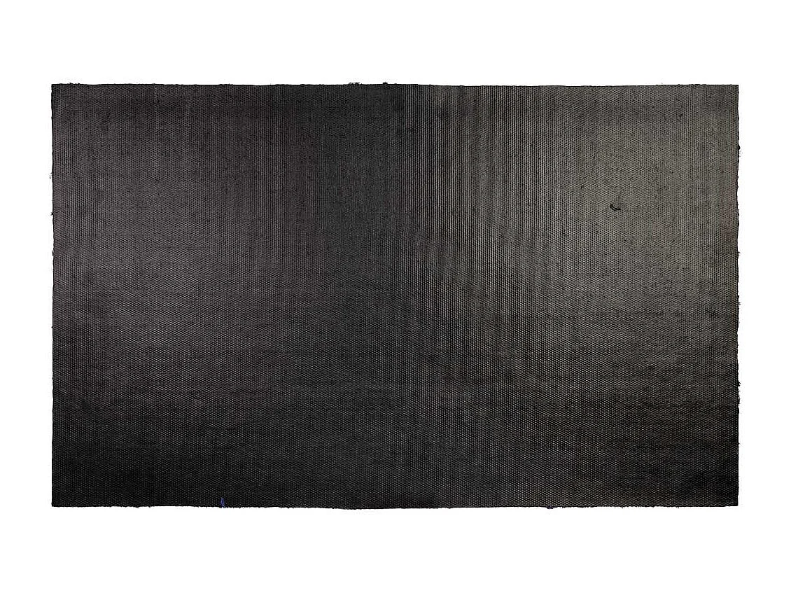 Fußmatte aus bedrucktem PVC in Blau 45x75