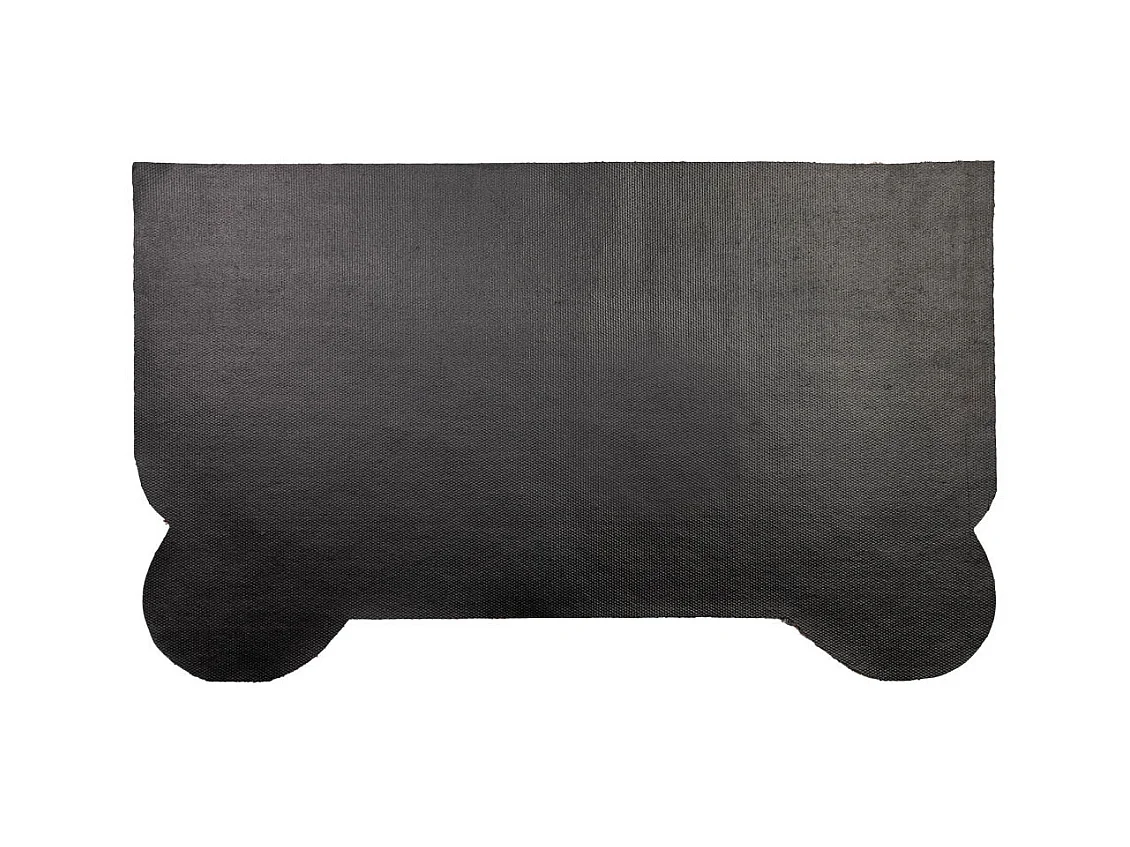 Zerbino in PVC stampato marrone 45x75
