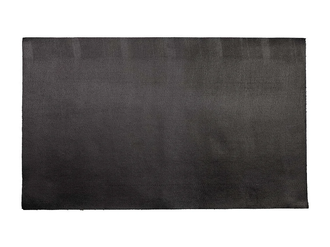 Capacho de PVC impresso castanho 45x75