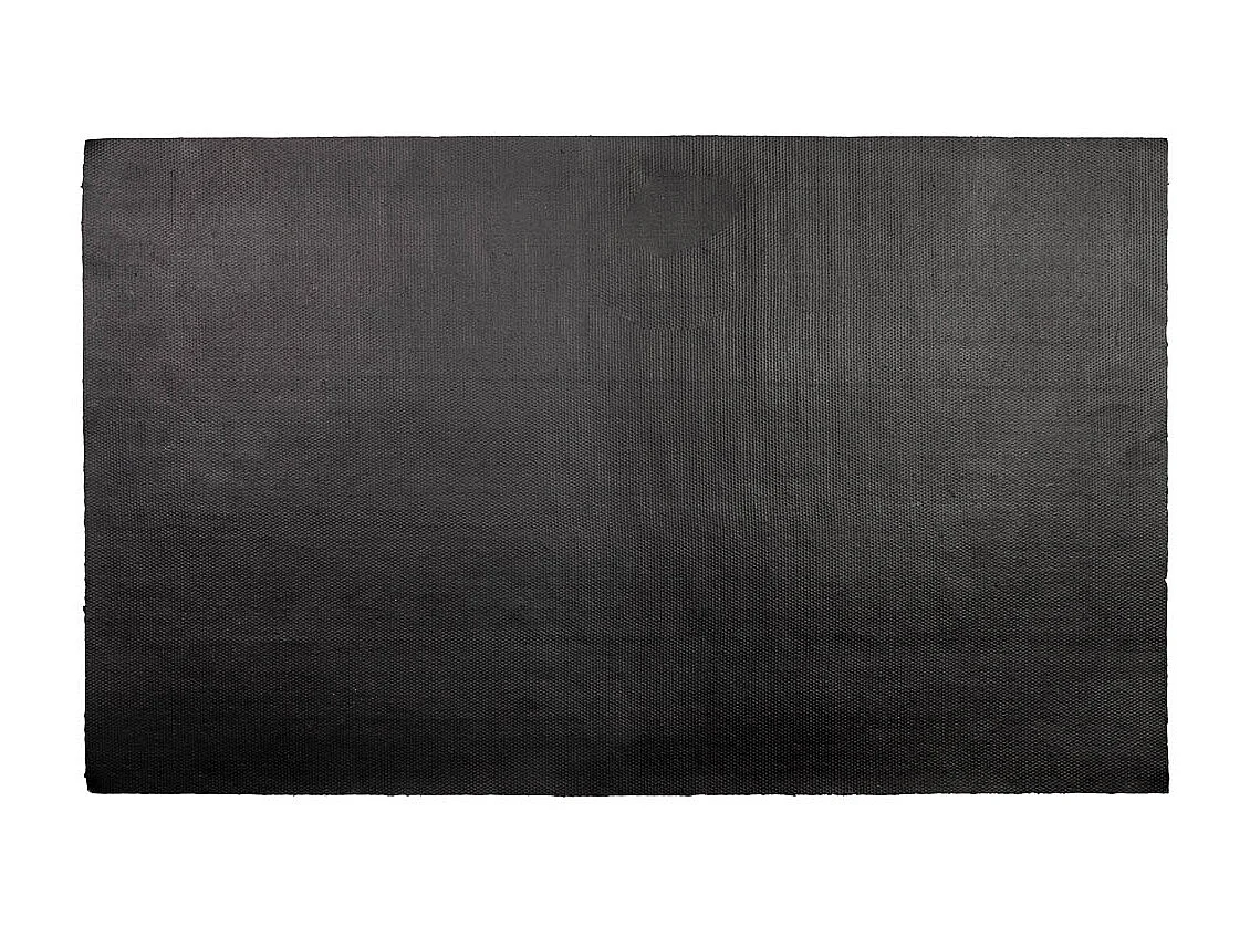 Fußmatte aus bedrucktem PVC in Blau 45x75