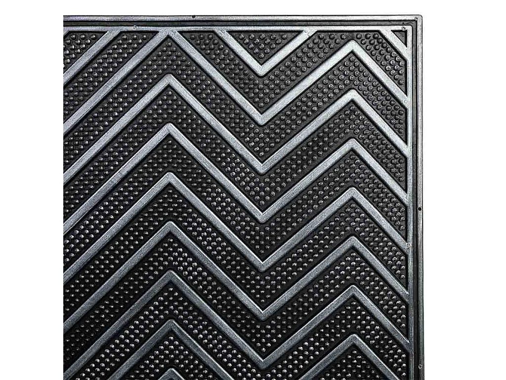 Zerbino in gomma nera 45x75x0,7