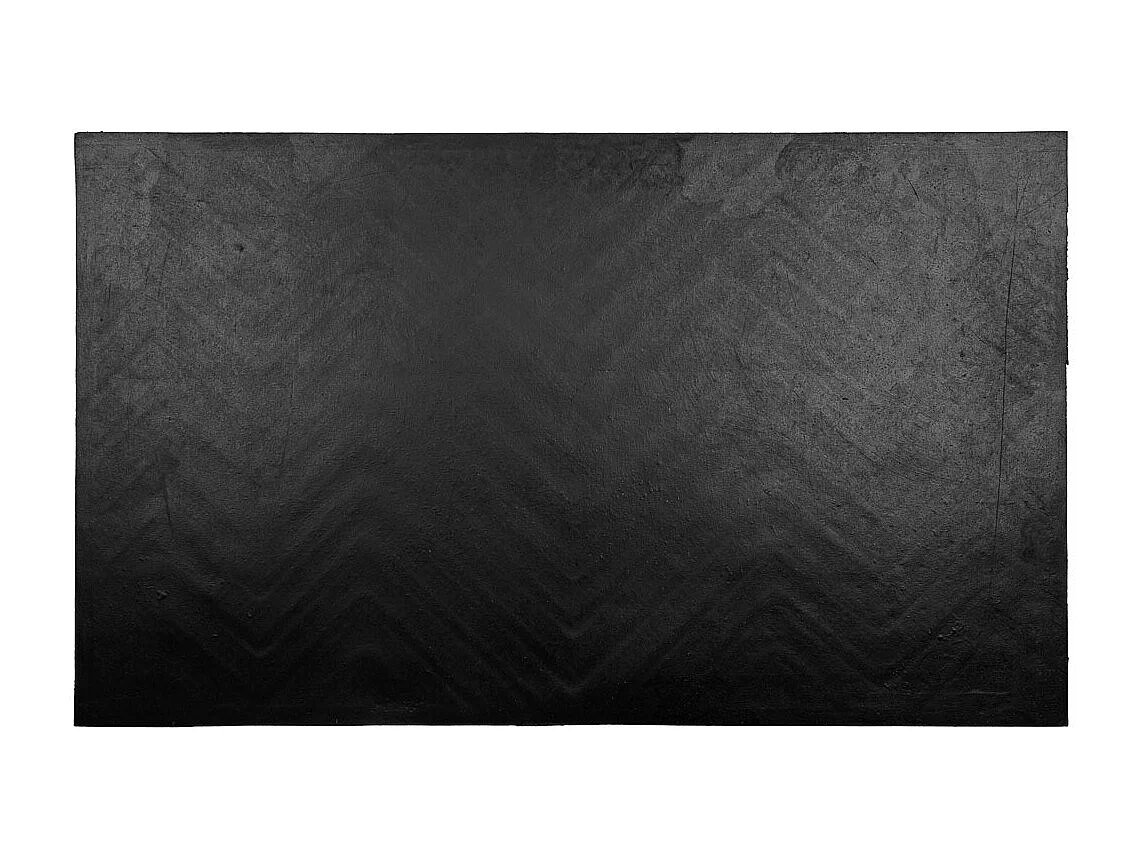 Gummifußmatte schwarz 45x75x0,7