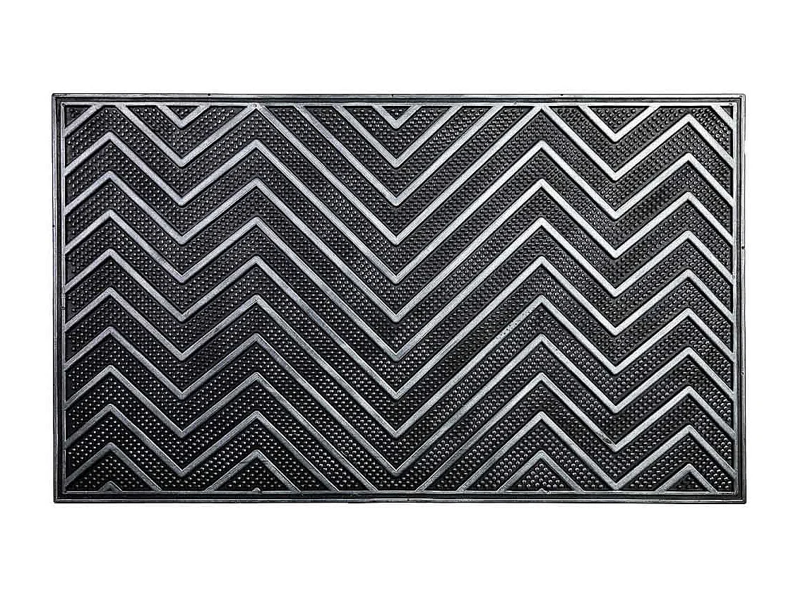 Zerbino in gomma nera 45x75x0,7