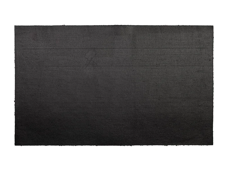 Tapis d'entrée en PVC imprimé noir 45x75