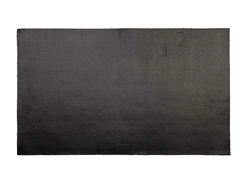 Tapis d'entrée en PVC imprimé marron 45x75