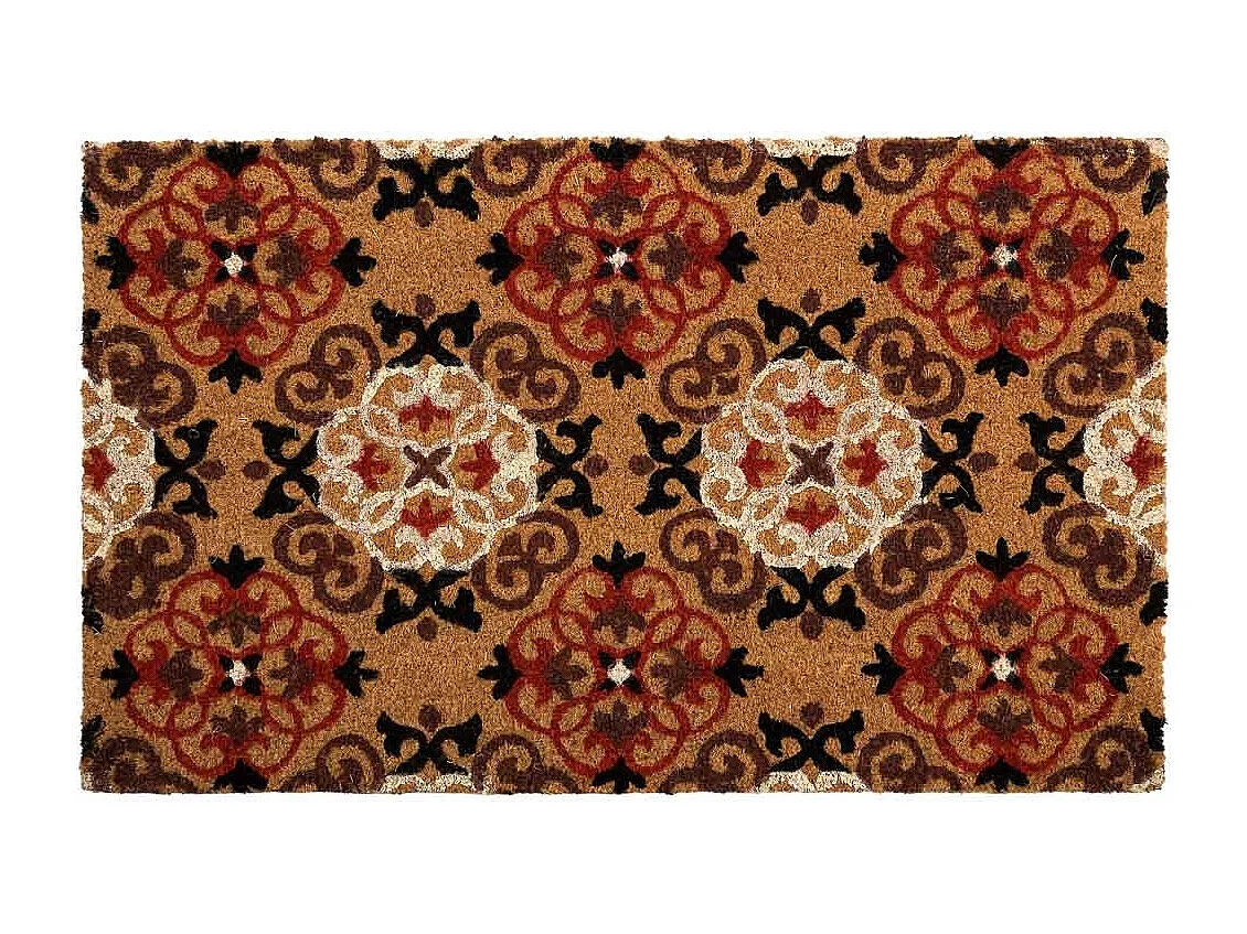 Felpudo de pvc impreso marrón 45x75