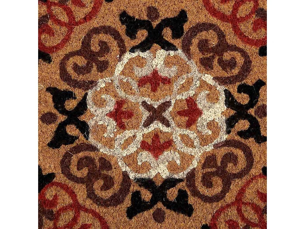 Felpudo de pvc impreso marrón 45x75