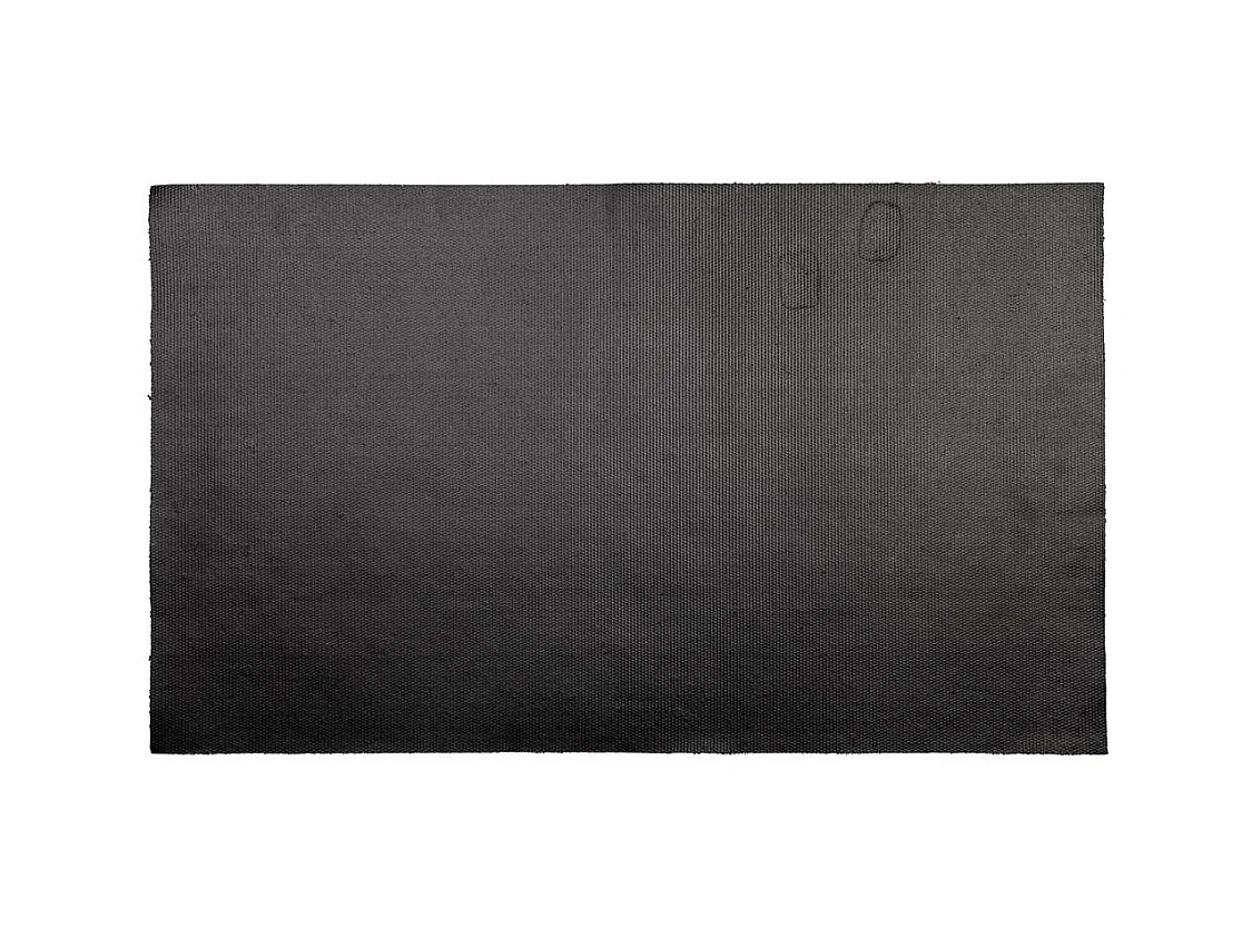 Fußmatte aus bedrucktem PVC in Braun 45x75