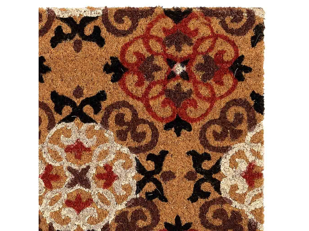 Paillasson PVC imprimé marron 45x75