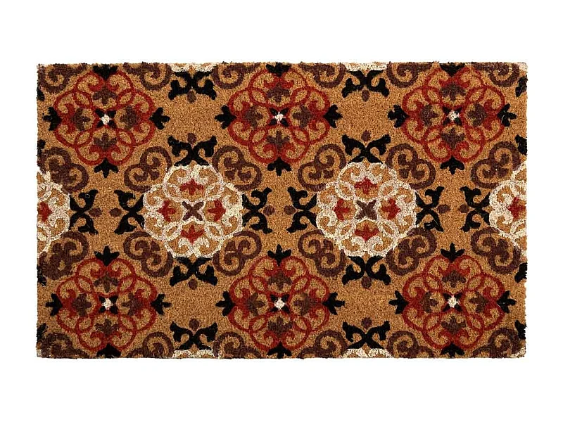 Paillasson PVC imprimé marron 45x75