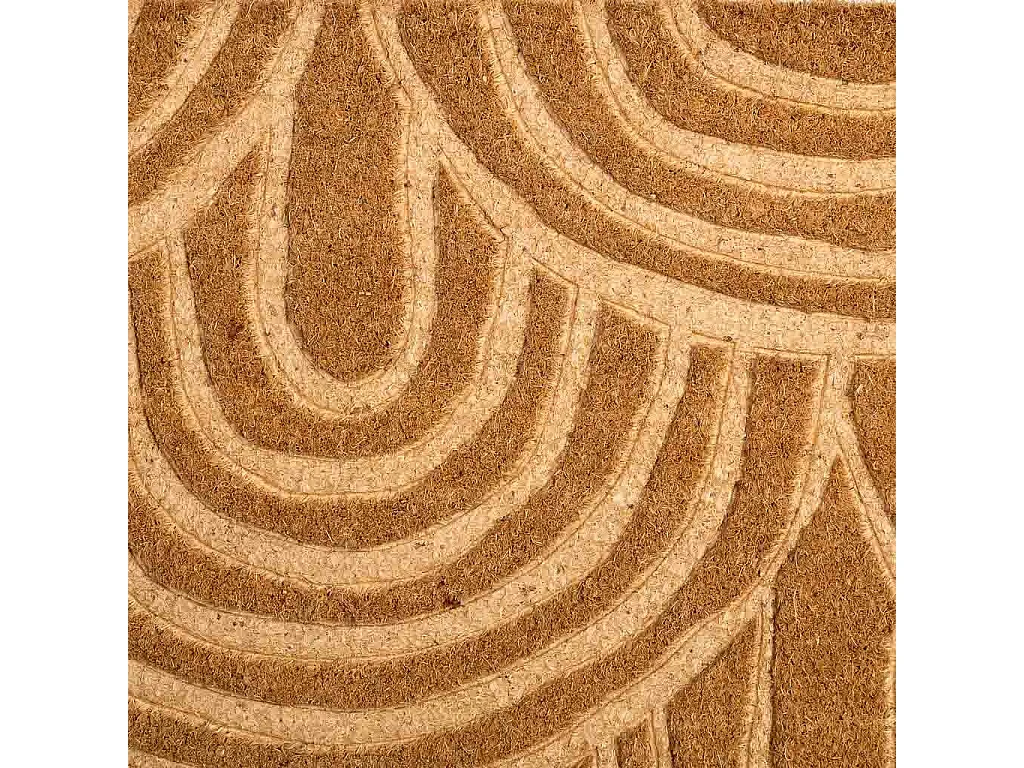 Zerbino in fibra pressata marrone 43x73