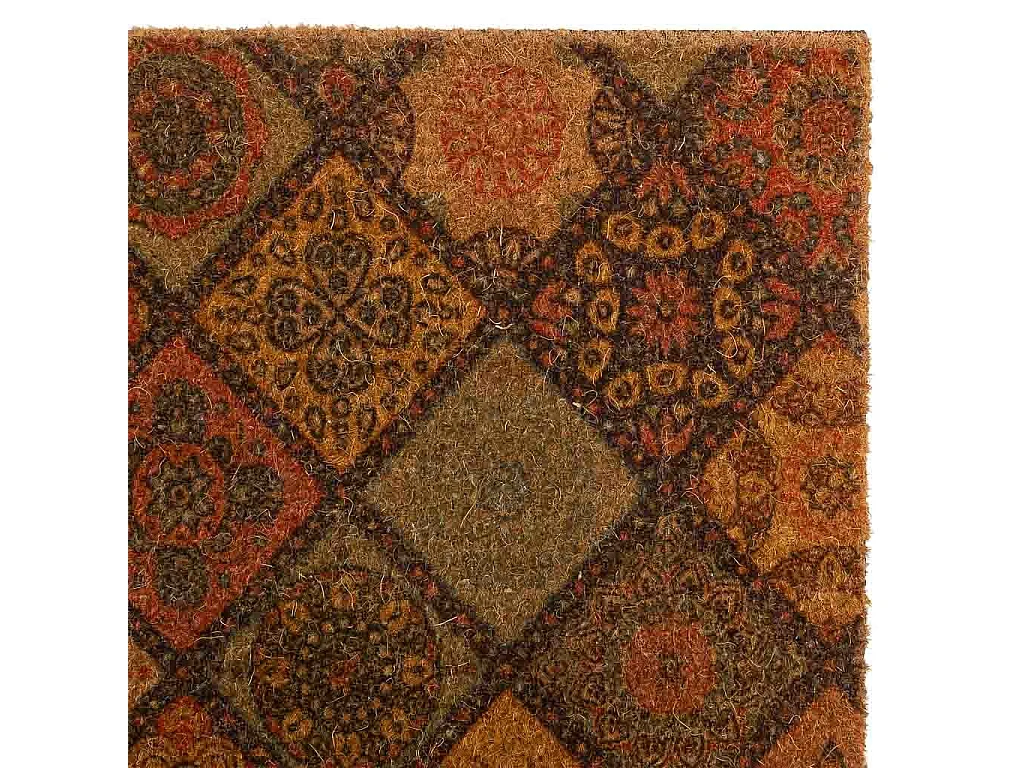 Tapis en PVC imprimé rouge 45x75