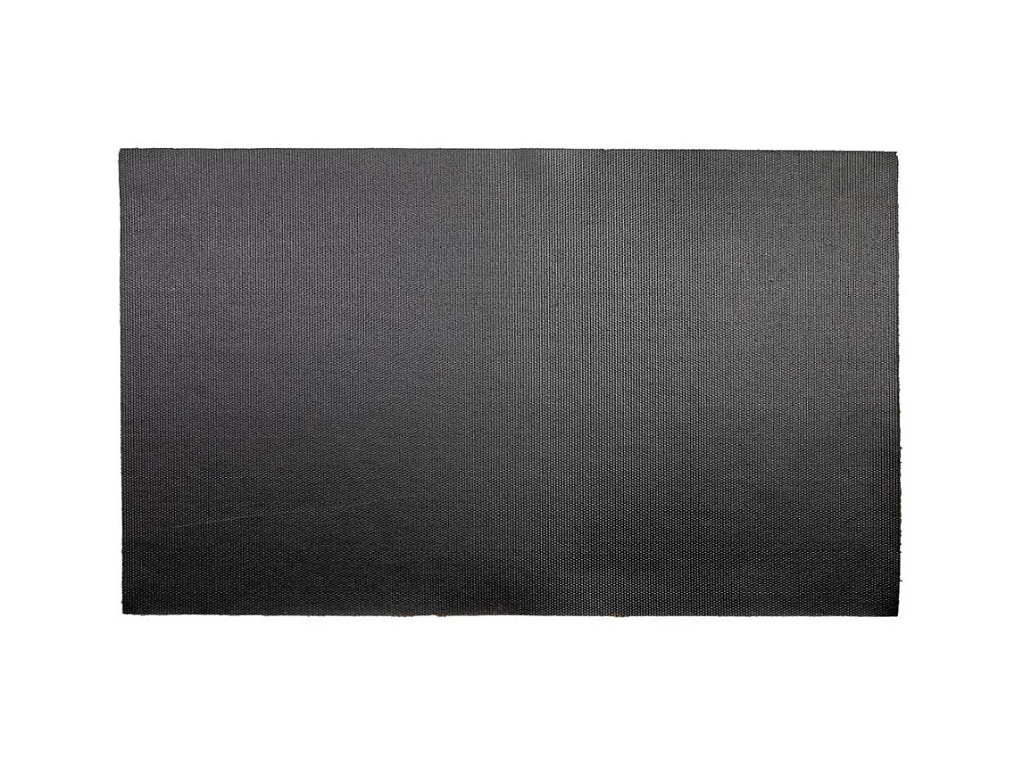 Fußmatte aus bedrucktem PVC rot 45x75