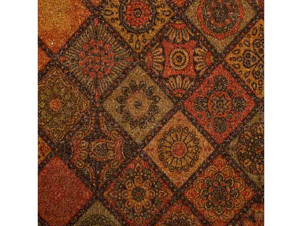 Tapis en PVC imprimé rouge 45x75