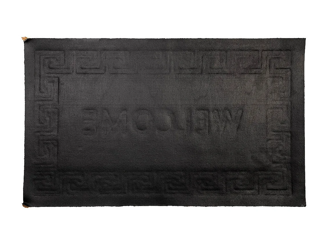 Fußmatte aus gepresster brauner Faser 45x75