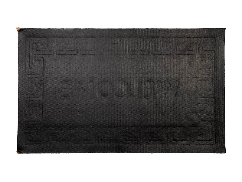 Zerbino in fibra pressata marrone 45x75