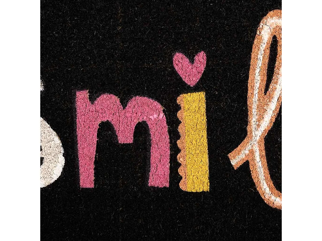 Zerbino in PVC stampato grigio 45x75