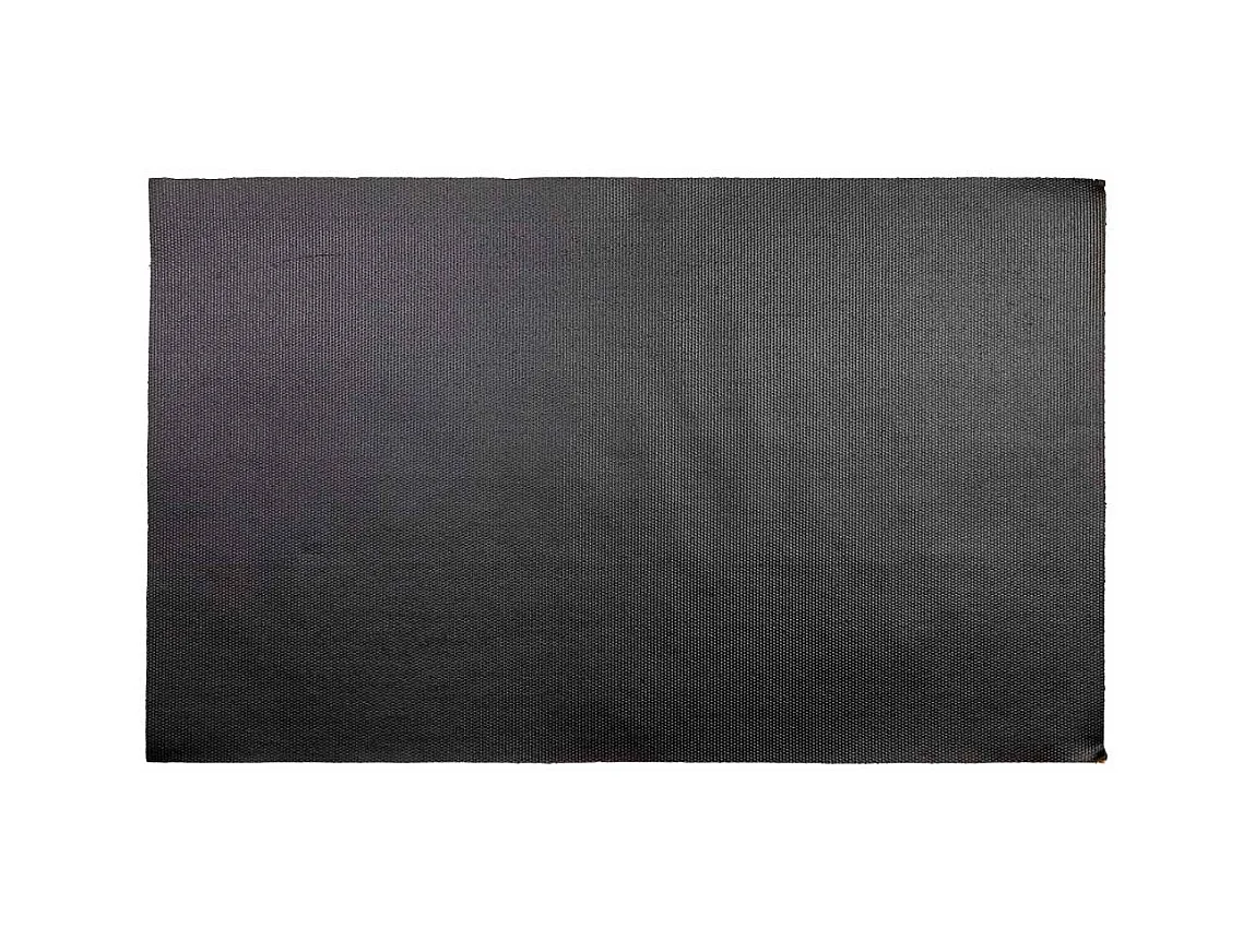 Tapis d'entrée en fibre marron 45x75