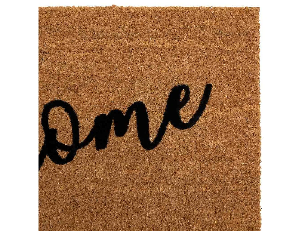 Zerbino fibra marrone 45x75