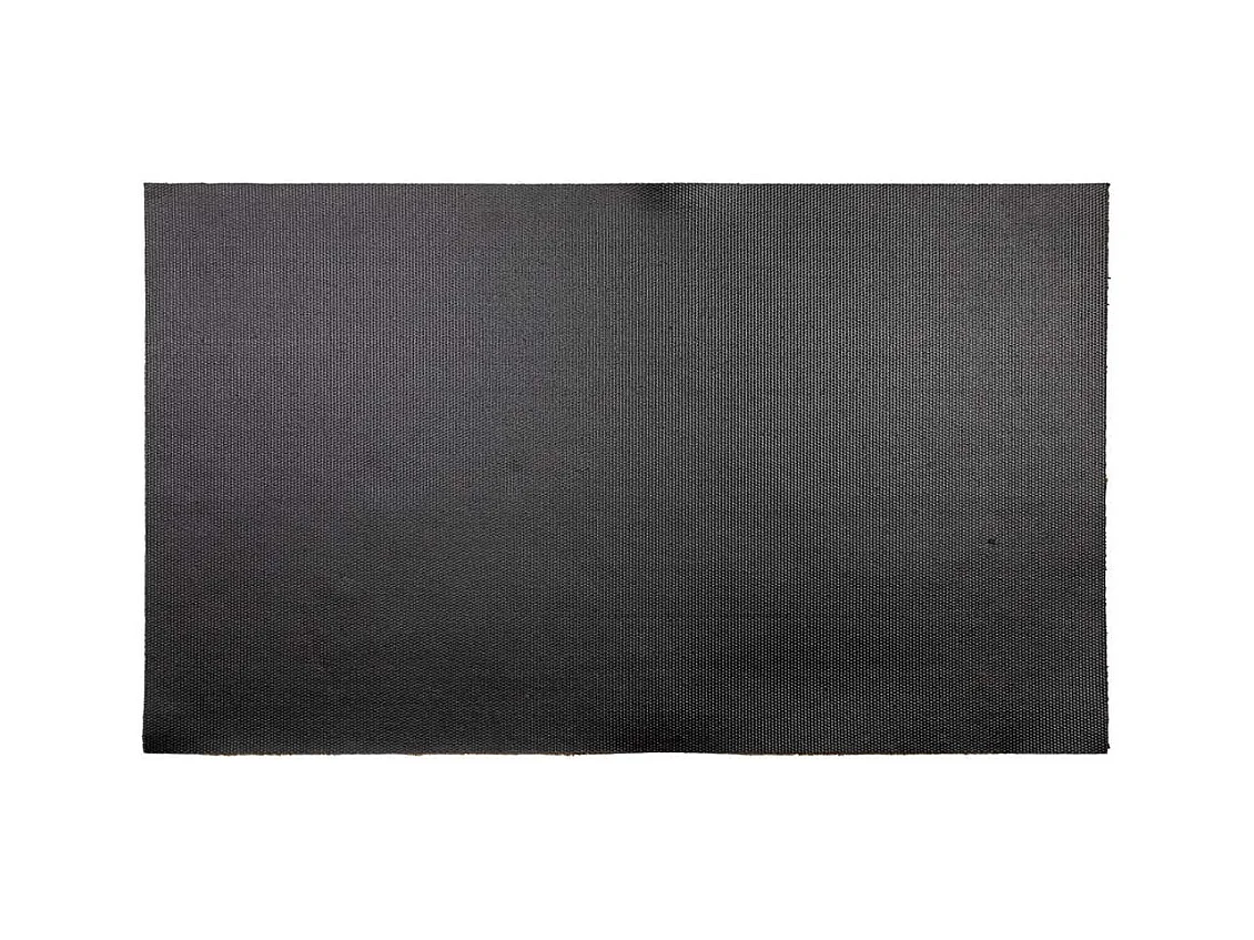 Fußmatte aus bedrucktem PVC braun 45x75