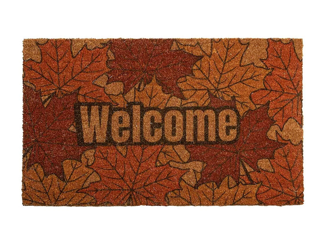 Paillasson PVC imprimé marron 45x75