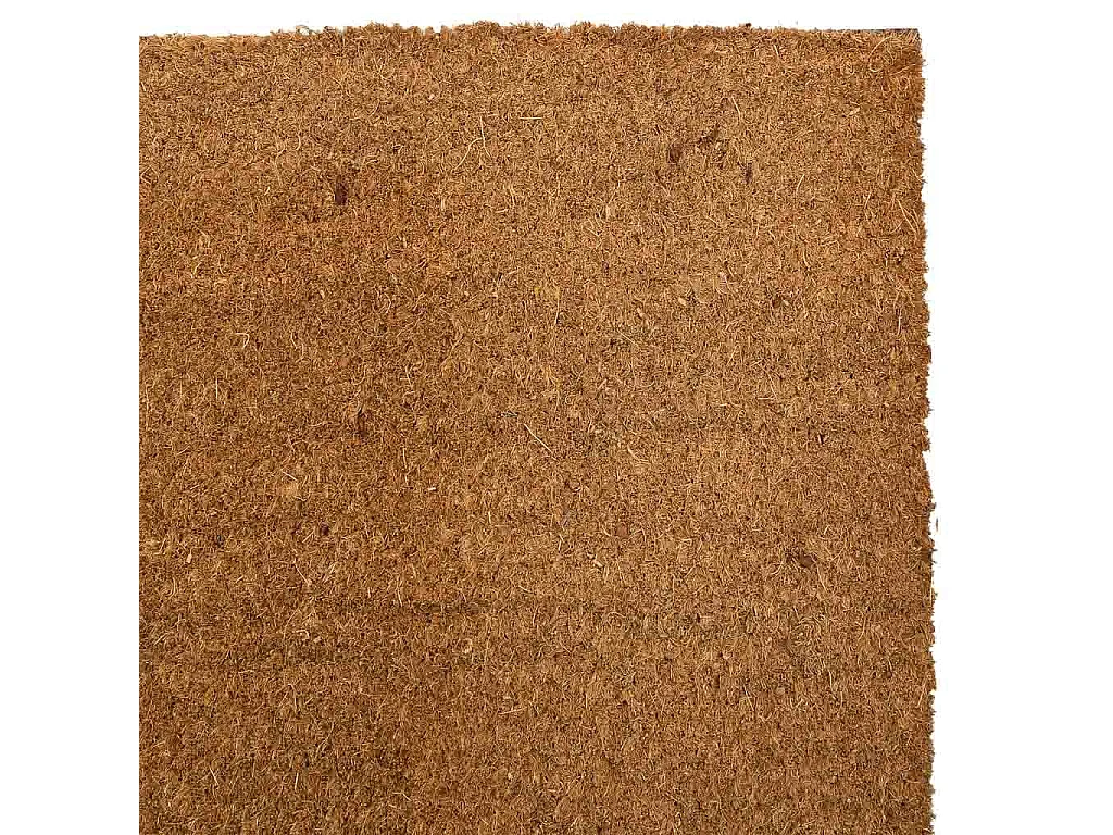 Tapis d'entrée en fibre pressée marron 40x120